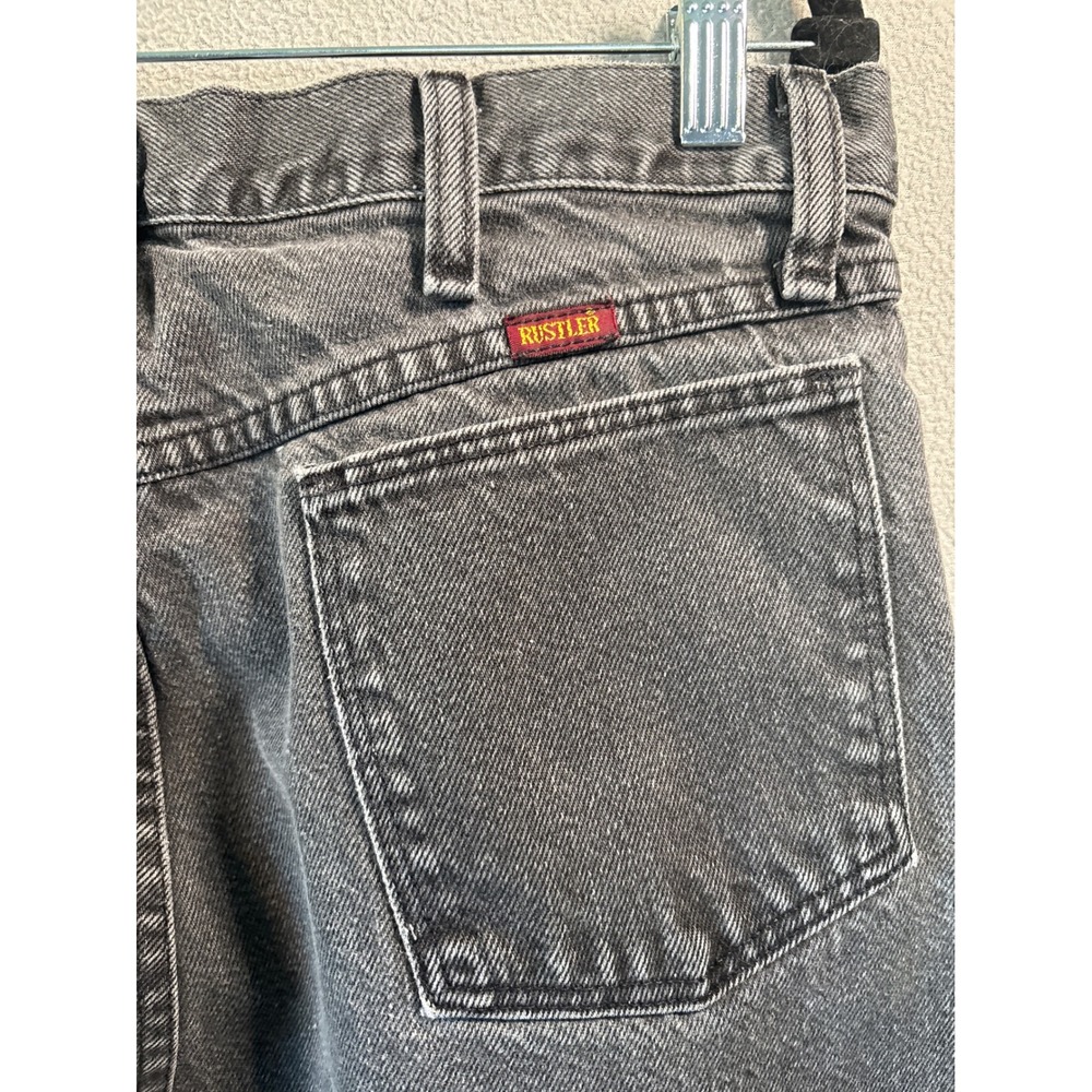 Rustler Mens Regular Fit Straight Leg Jeans Charcoal Gray‎ 34x30 87619CB Denim - Picture 3 of 5